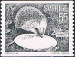 Stamps Sweden -  PROTECCIÓN DE LA NATURALEZA. ERIZO. Y&T Nº 902