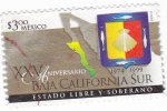 Stamps Mexico -  XXV aniv.Baja California Sur