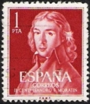 Stamps : Europe : Spain :  II Centenario del nacimiento de Leandro Fernández de Moratín