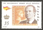 Stamps Spain -  3689 - 150 anivº del primer sello español, Juan Carlos I