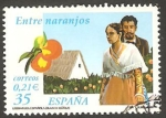 Sellos de Europa - Espa�a -  3772 - Entre naranjos, de Vicente Blasco Ibánez