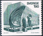 Stamps : Europe : Sweden :  LA GRUTA DE LOS VIENTOS, ESCULTURA DE ERIC GRATE. Y&T Nº 916