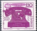Stamps Sweden -  CENTENARIO DEL TELÉFONO. Y&T Nº 919