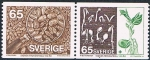 Stamps : Europe : Sweden :  CENTENARIO DEL CONTROL SUECO DE LAS SEMILLAS. Y&T Nº 921-22