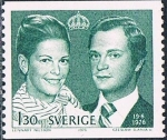 Stamps : Europe : Sweden :  BODA REAL ENTRE EL REY CARLOS XVI GUSTAVO Y SILVIA SOMMERLATH. Y&T Nº 926