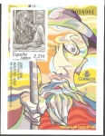 Stamps Spain -  89 - Prueba Oficial, IV Centº de la publicación de El Quijote