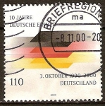 Stamps Germany -  10 años de la Unidad Alemana.