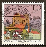Stamps Germany -  Milenario de la primera mención documental de Bad Frankenhausen.