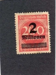 Stamps Germany -  resellado