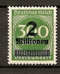 Stamps Europe - Germany -  Inflaccion Alemana.