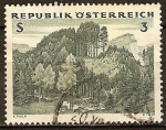Stamps : Europe : Austria :  "El bosque de Austria". Los pinos y bosque de alerces.