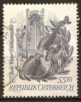 Sellos de Europa - Austria -  125 años de la Orquesta Filarmónica de Viena.