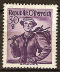 Stamps Austria -  Trajes folklóricos de Austria.