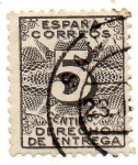 Stamps Spain -  Derecho de Entrega