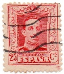 Stamps : Europe : Spain :  Alfonso XIII. Tipo Vaquer