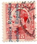 Stamps : Europe : Spain :  Alfonso XIII. Tipo Vaquer de perfil