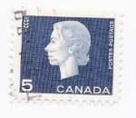 Sellos de America - Canad -  reina isabel II