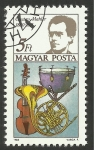 Stamps : Europe : Hungary :  Gustav Mahler