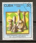 Stamps Cuba -  PIEZAS   DE   AJEDREZ