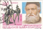 Stamps Equatorial Guinea -  grandes músicos