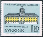 Sellos de Europa - Suecia -  500 ANIV DE LA UNIVERSIDAD DE UPPSALA. Y&T Nº 964