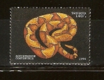 Stamps : Africa : Tanzania :  AGKISTRODON   CONTORTRIX