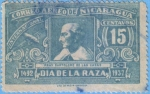 Stamps : America : Nicaragua :  Día de la Raza