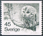 Stamps Sweden -  SERIE BÁSICA. LECHUZA. Y&T Nº 972