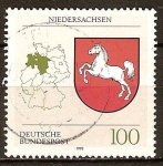 Sellos de Europa - Alemania -  Escudo de Baja Sajonia.