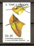Stamps : Africa : S�o_Tom�_and_Pr�ncipe :  LOPHORNIS   ADORABILIS