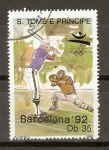 Stamps S�o Tom� and Pr�ncipe -  BASEBALL