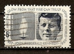 Stamps United States -  Aniversario de a muerte del Presidente Kennedy (1917-1963)