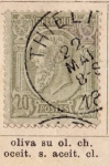 Stamps Belgium -  R. Leopoldo I Ed 1884