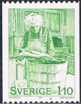 Stamps Sweden -  NAVIDAD 1977. LOS PREPARATIVOS DE NAVIDAD. Y&T Nº 990
