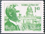Stamps : Europe : Sweden :  PREMIOS NOBEL. CHARLES GLOVER BARKLA, FÍSICA. Y&T Nº 992
