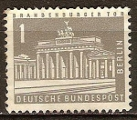 Stamps Germany -  La Puerta de Brandeburgo,Berlin.