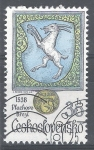 Stamps Czechoslovakia -  Escudos: Vlachovo Brezí, 1538.