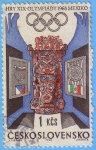 Stamps : Europe : Czechoslovakia :  Olympiády 1968 Mexiko