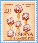Stamps Spain -  Fernando Poo- Pro-Infancia 