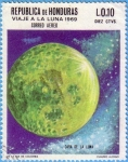 Stamps Honduras -  Viaje a la Luna 1969