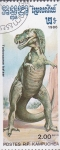 Sellos de Asia - Camboya -  dinosaurio
