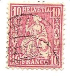 Stamps : Europe : Switzerland :  correo terrestre