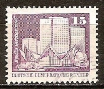 Stamps Germany -  Los nuevos edificios en la isla de pescadores ,(a) Berlín.DDR