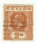 Stamps : Europe : Denmark :  REVENUE”: King George V,