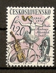 Stamps Czechoslovakia -  30 Aniversairo del Teatro Nueva Escena de Bratislava.