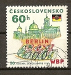 Sellos de Europa - Checoslovaquia -  30 Aniversario de la carrera por la Paz (WBP)