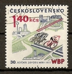 Sellos de Europa - Checoslovaquia -  30 Aniversario de la Carrera por la Paz. (WBP)