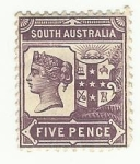Stamps Oceania - Australia -  Reina Victoria