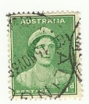 Stamps : Oceania : Australia :  Reina Victoria