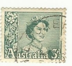Stamps Australia -  Queen Elizabeth Windsor